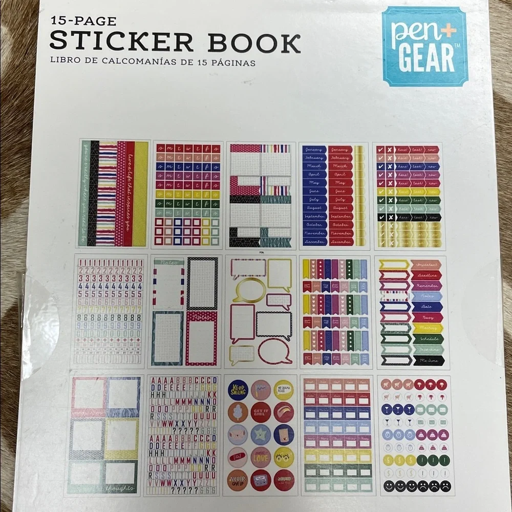 Colorful Sticker Book for Home‎ Office Planners